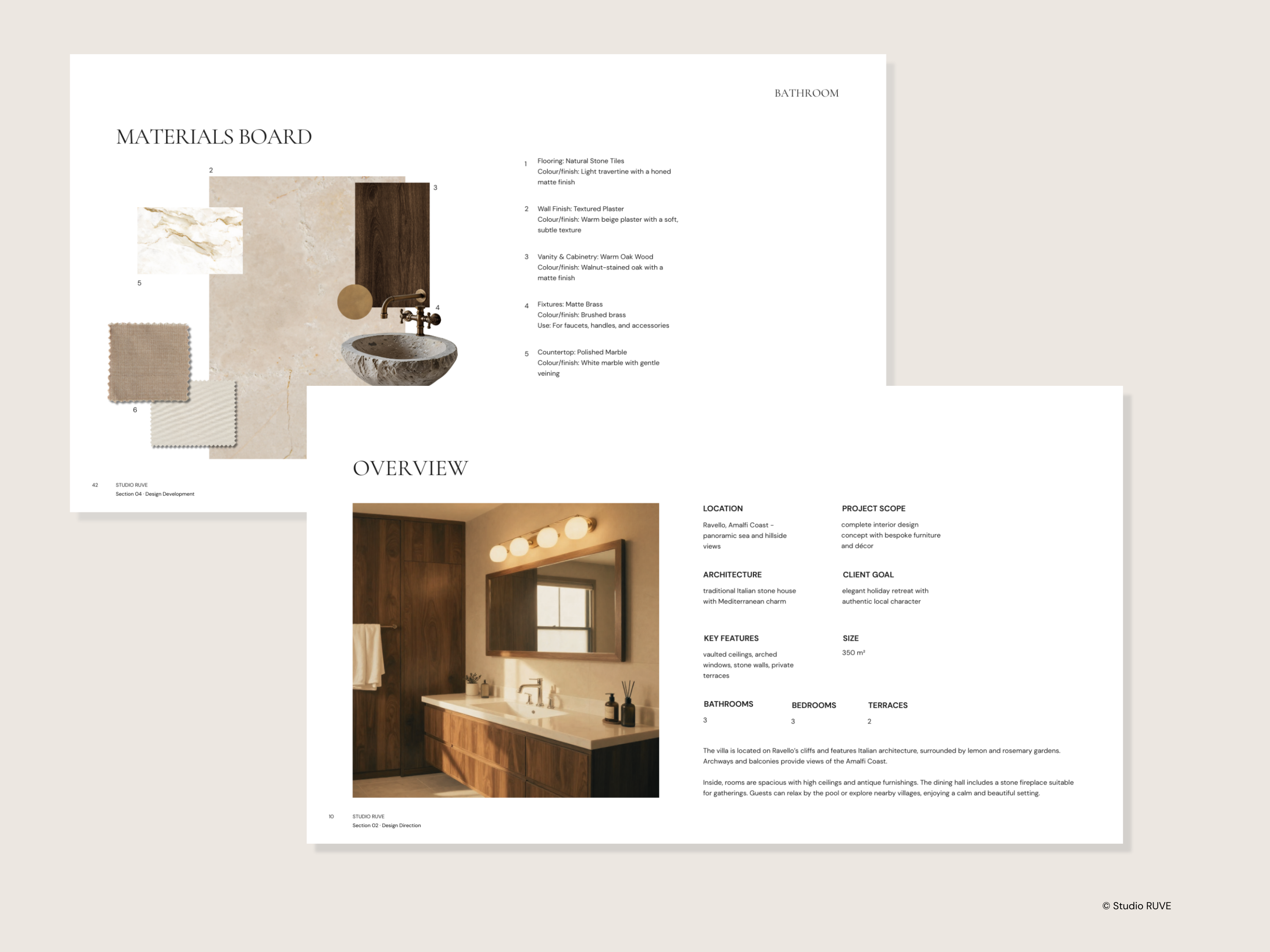 Client Presentation Template for Interior Designers