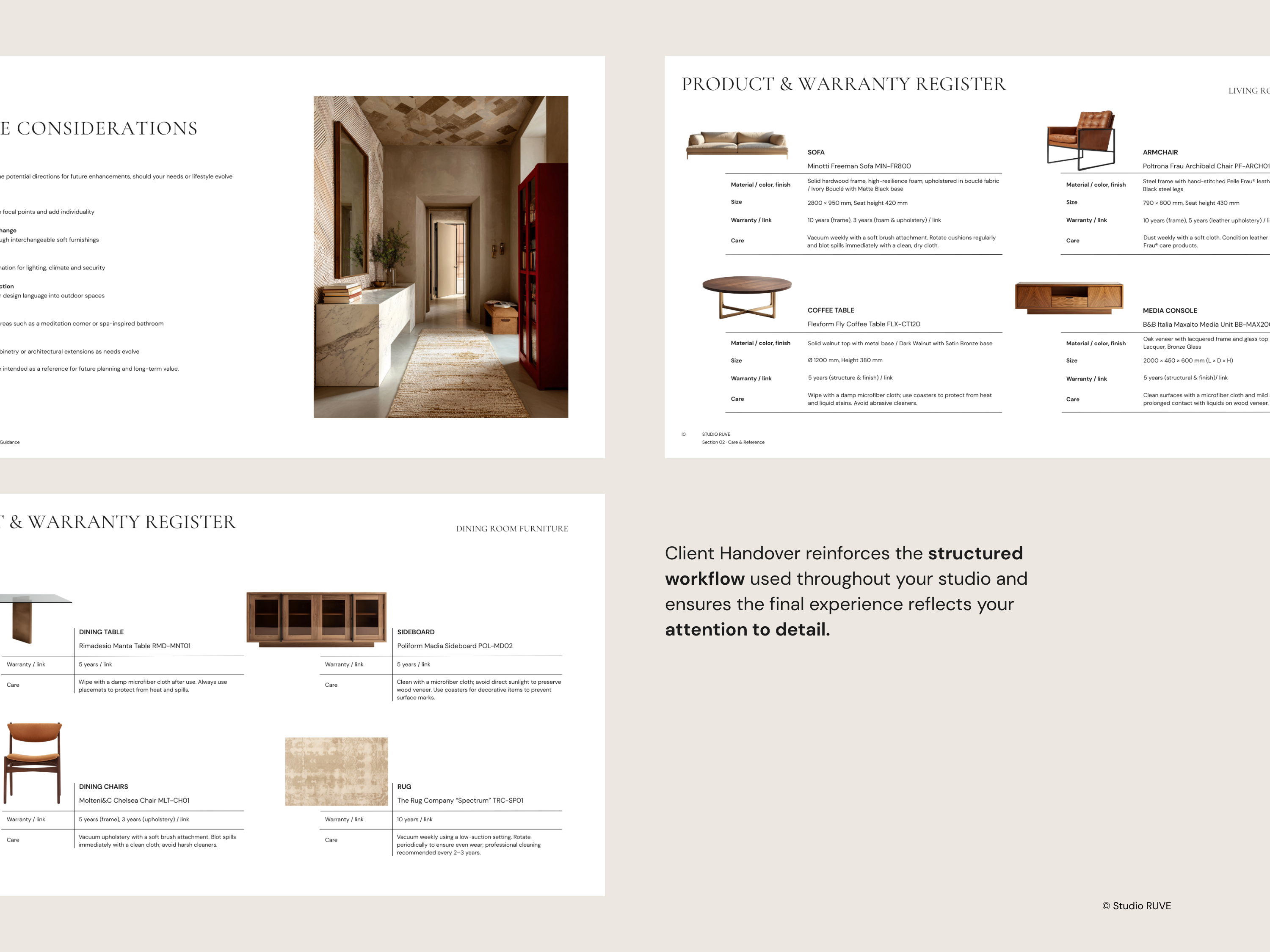 Client Handover and Care Guide Template