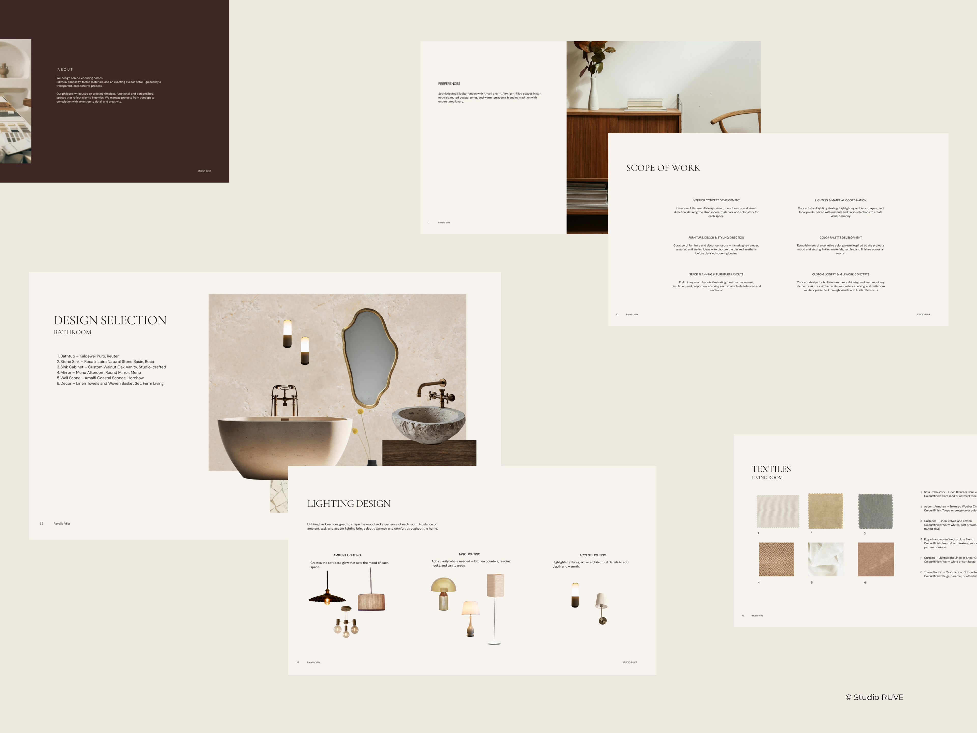 Client Presentation and Concept Design Template Preview